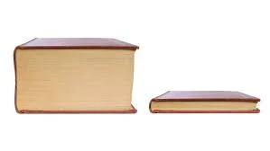 Big book small book meme: the short correct answer; the same answer, three times longer