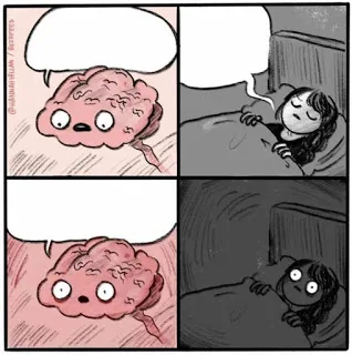 Brain Before Sleep meme: does an eraser feel guilty about the mistakes it erases?; Jev: no (0.03)