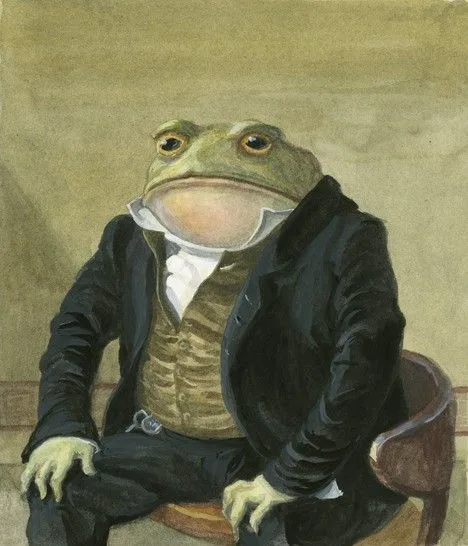 Gentleman frog meme: Jev on "I notice sensations like the wind in my hair": sometimes, I guess