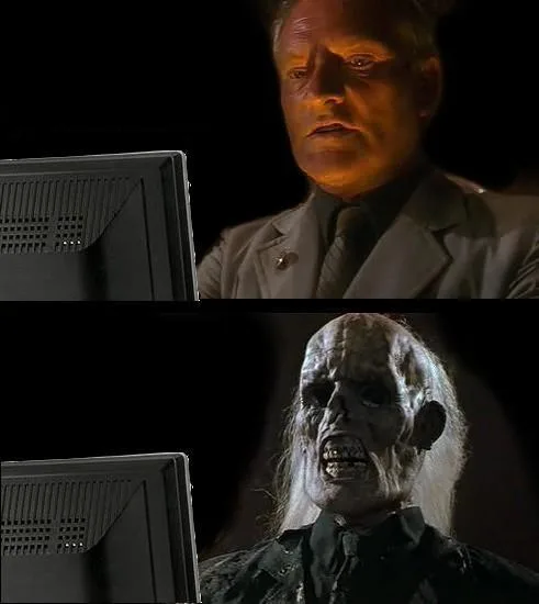 I'll Just Wait Here meme: Jev, bringing Yahtzee to BoardGameGeek game night