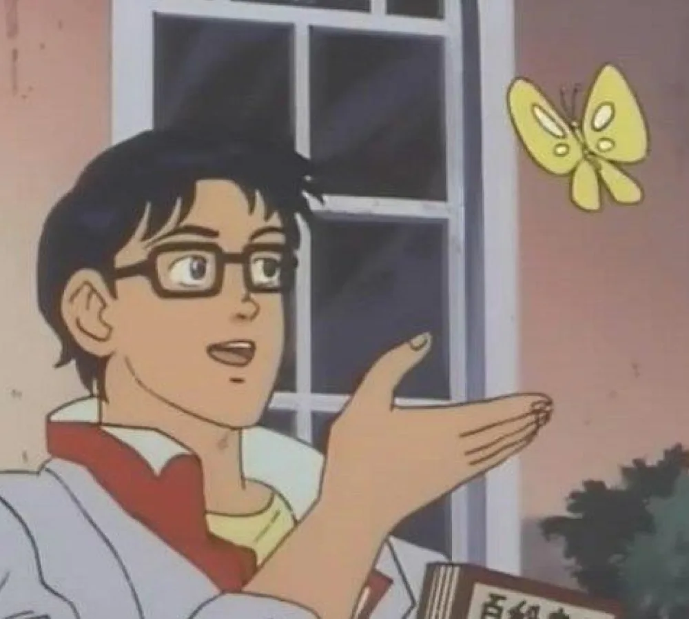 Is This A Pigeon meme: Jev; a blunt but polite news comment; is this toxic?
