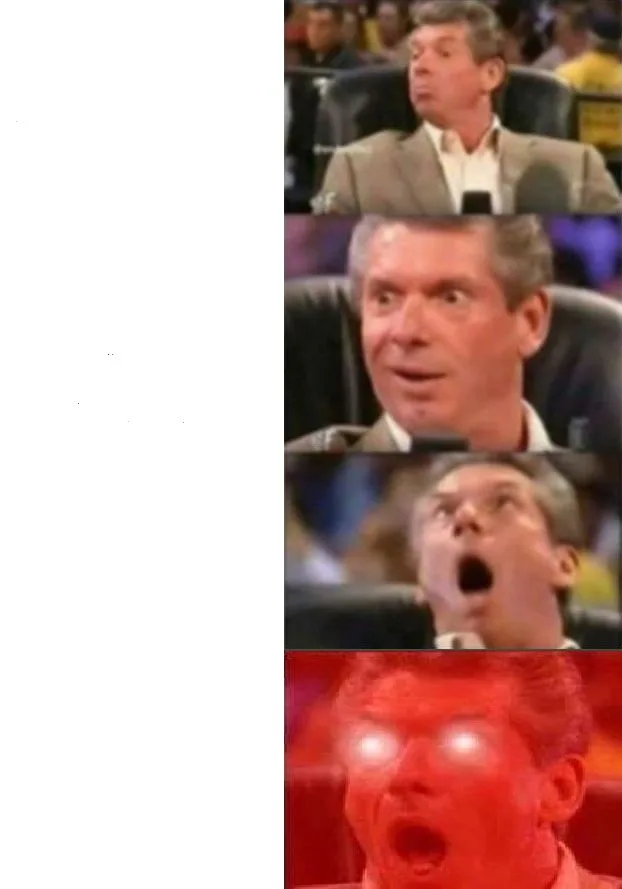 Mr. McMahon reaction meme: a rude post; the annotators: offensive; Jev: hate speech
