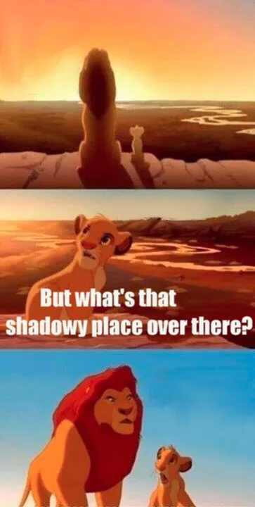 Simba Shadowy Place meme: Jev: North America is farther north; what about Paris?