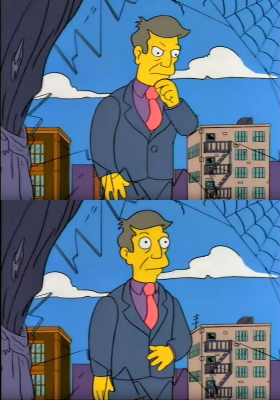 Skinner Out Of Touch meme: am I too harsh on seventh graders' essays?; no, it's the graders who are too generous