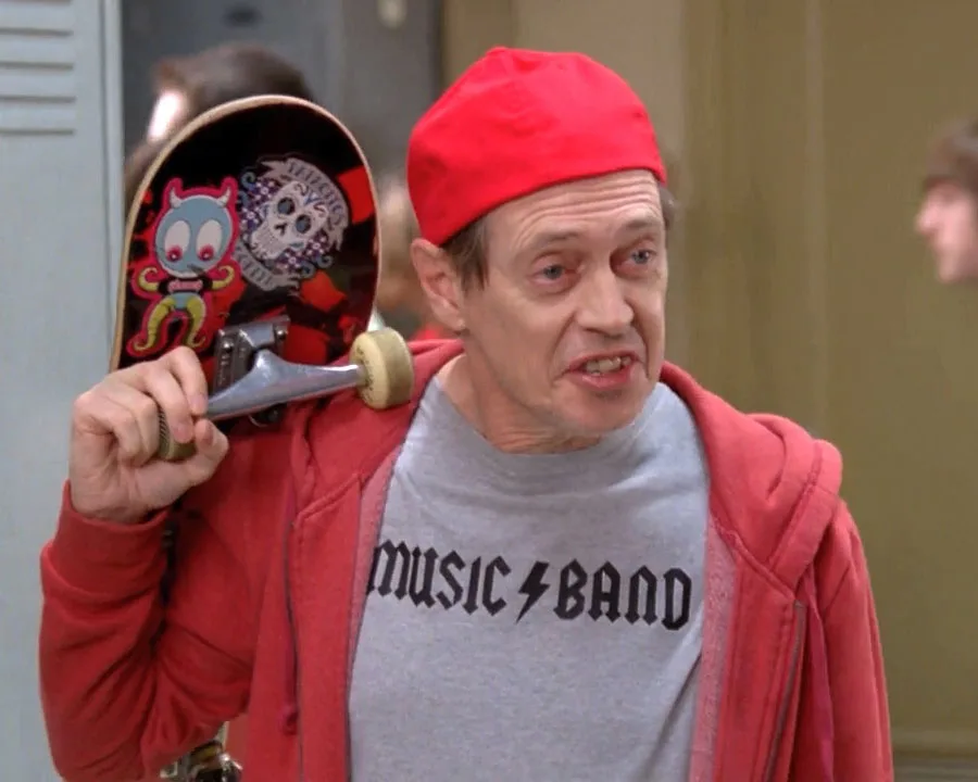 Steve Buscemi Fellow Kids meme: Jev: "as a fellow human, I think AI will hurt relationships" (93%; Americans 50%)