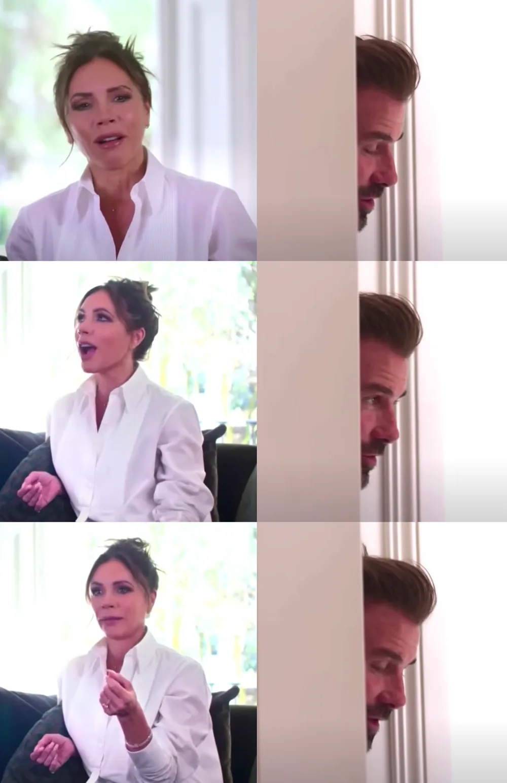 Victoria David Beckham Be Honest meme: be honest; I am: 0.89 on sincerity